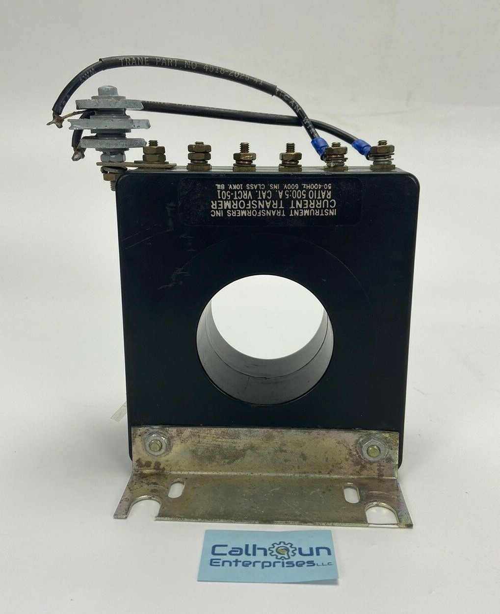 ITI Current Transformer VRCT-501 RATIO 500:5 A 600V CLASS 10KV. BIL