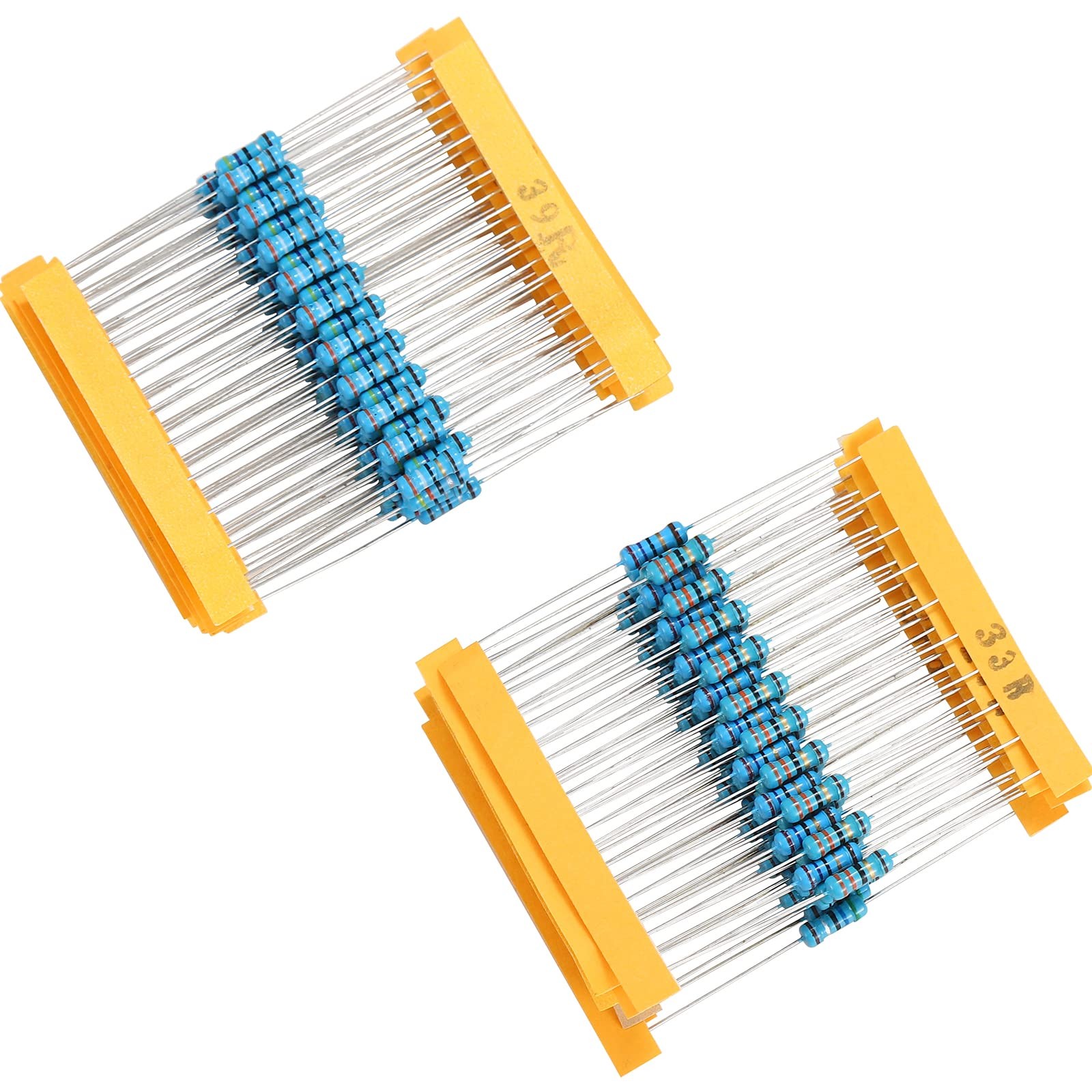 Molence 130 Values 650PCS Resistor Kit 2W 1% Metal Film Resistors 1 Ohm-3M…