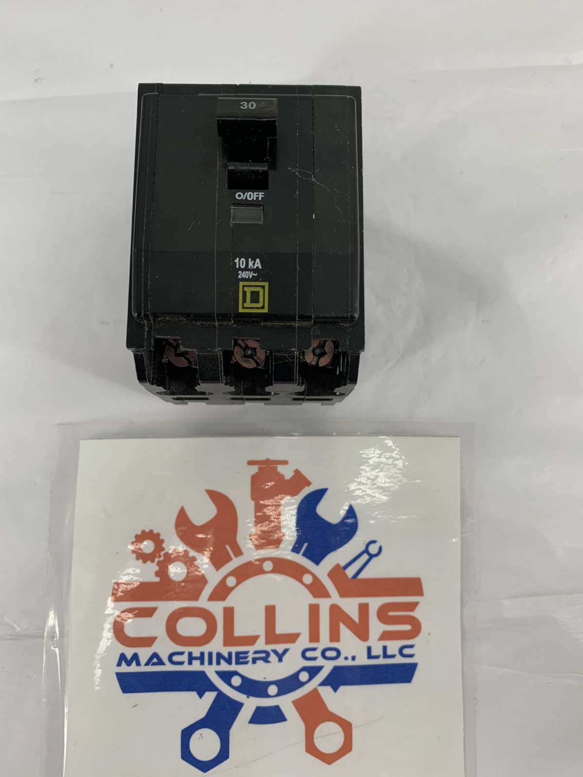 Square D QO330 30A 3P 120/240VAC Plug-On Miniature Circuit Breaker
