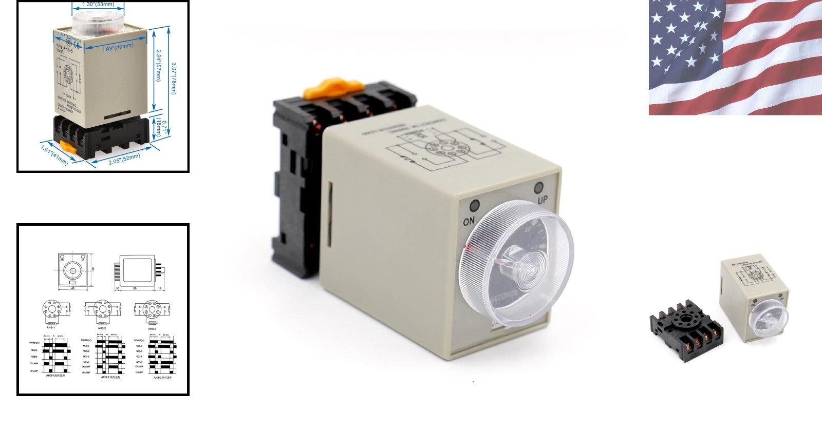 8-Pin AC 110V Time Delay Relay – Reliable 60S Solid State Timer for Automation