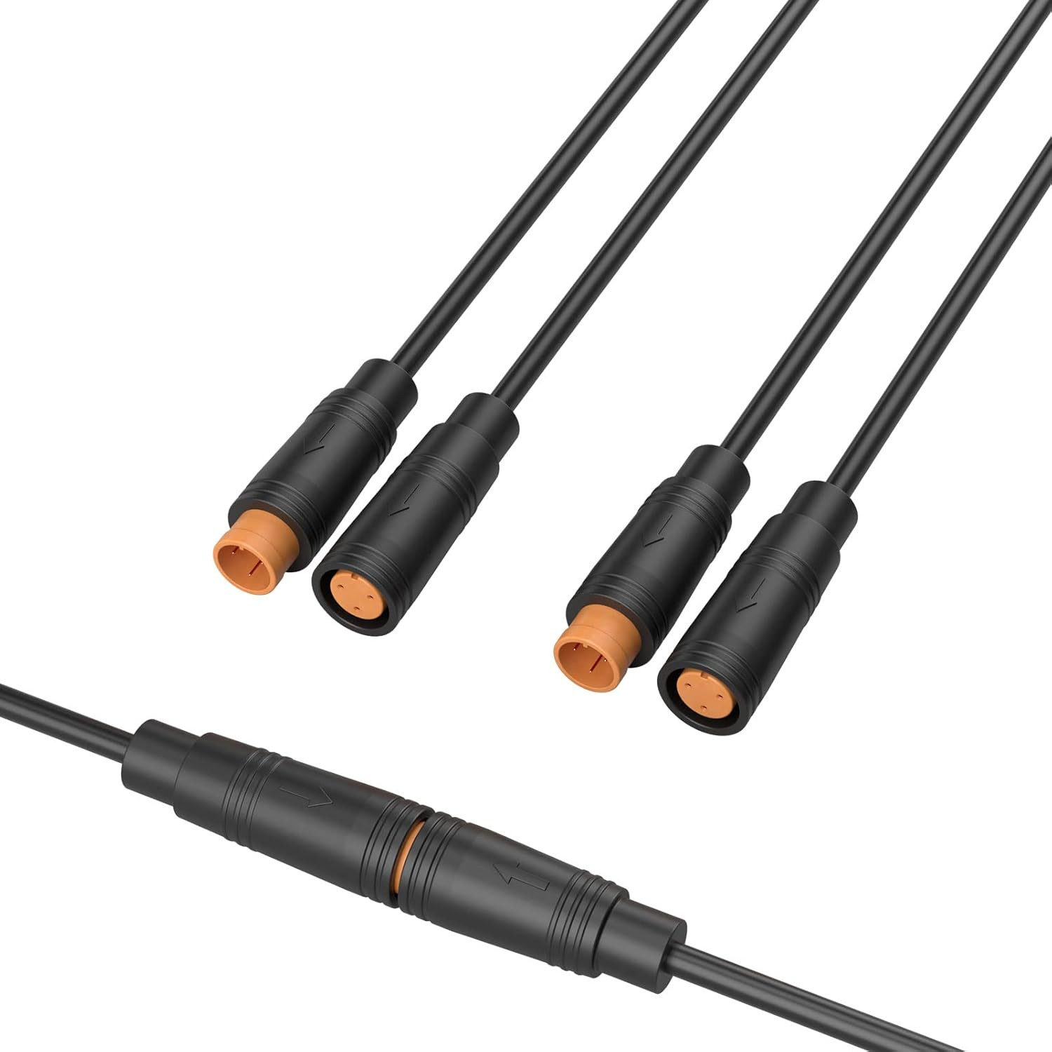Hysmigor M8 3 Pin Mini Electrical Connector 26AWG IP65 Male Female Connector 7.8