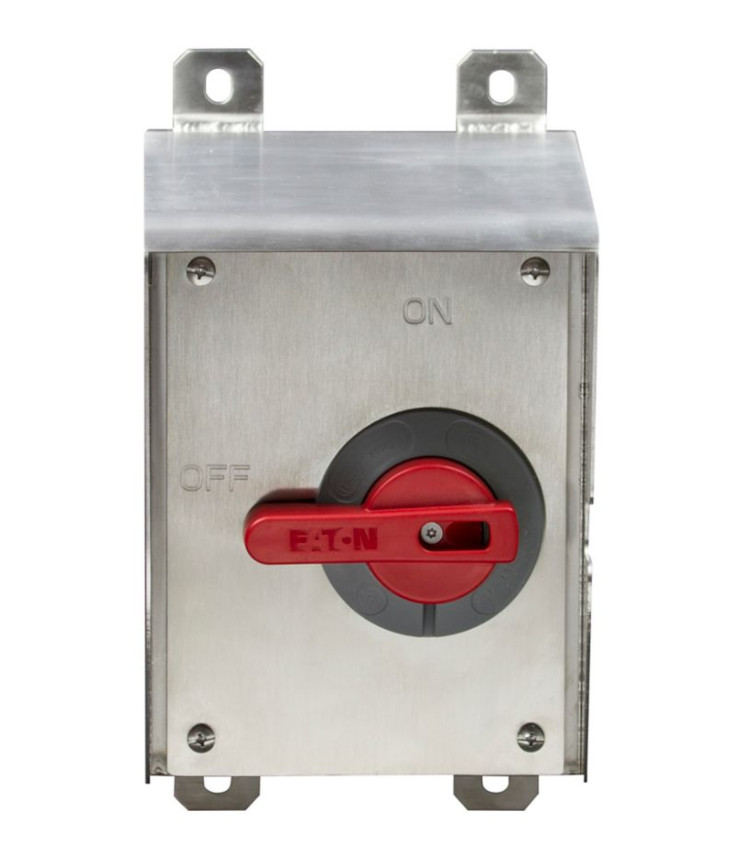 Eaton motor control disconnect X-switch IP69K/IP66 Ingress Protection #14-10 A