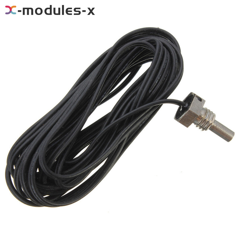 NTC 10K Thermistor Temperature Sensor Thread Probe Cable for TEMP Controller M8