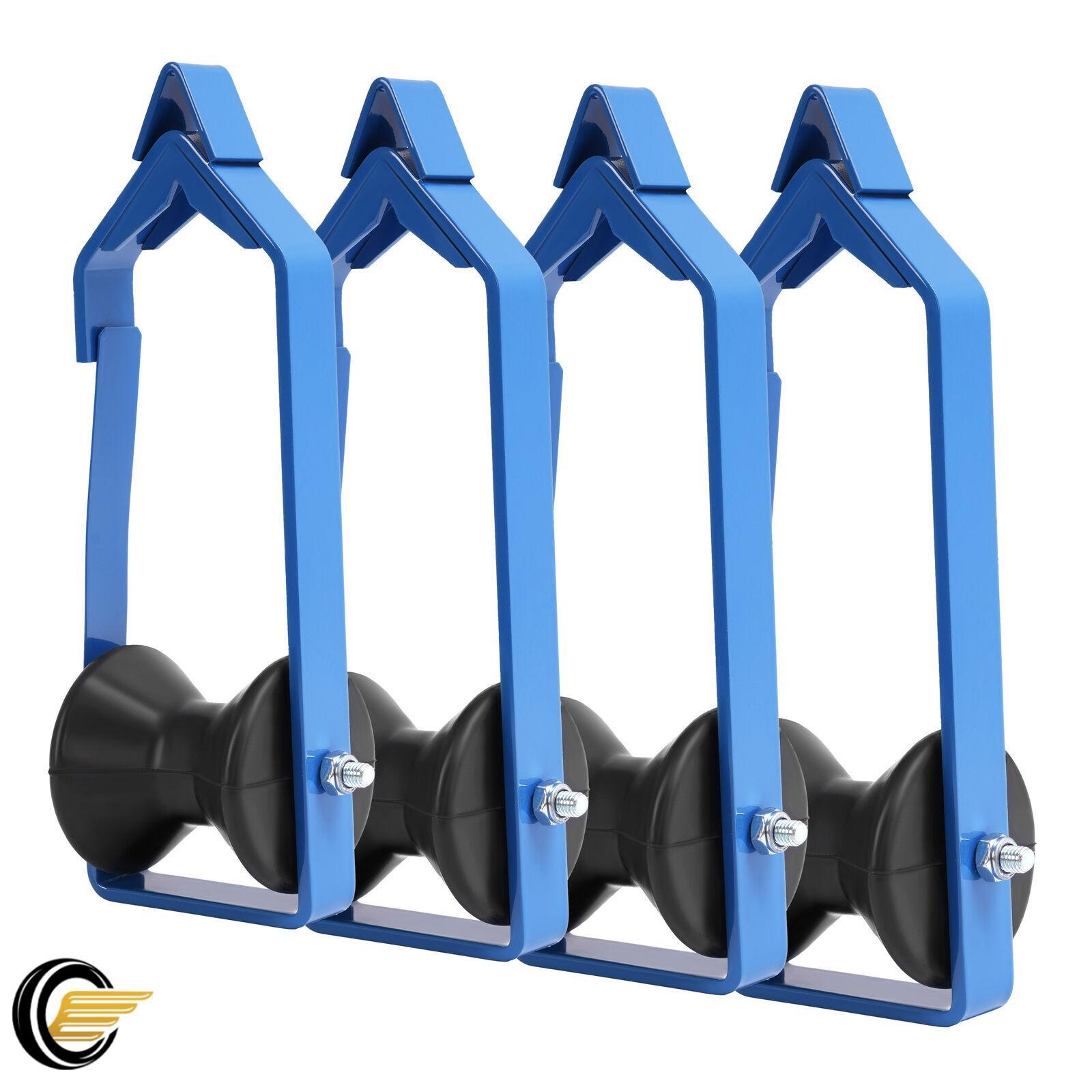 For Universal For RO300 Up to 3″ Diameter Blue Powder Coated Steel Cable Roller