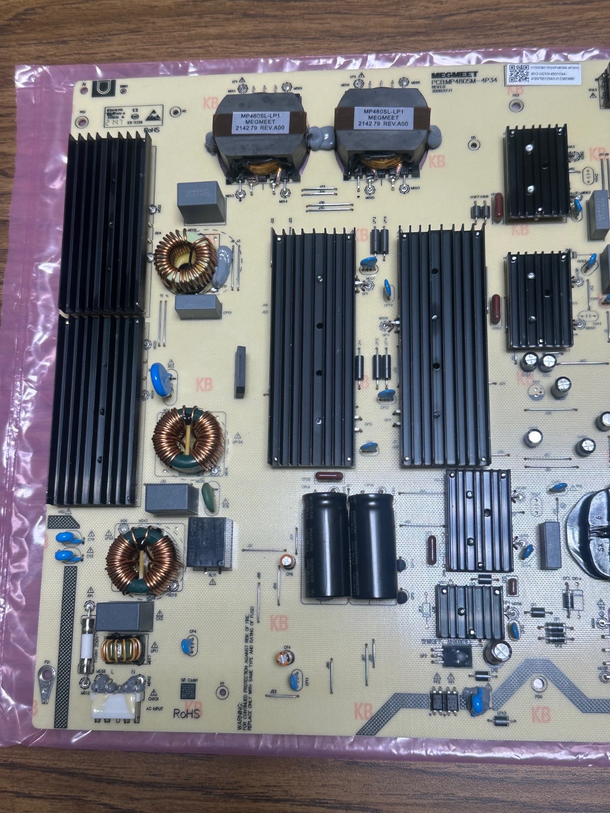 Benq 75″ Power Board K750WDG2 RM7503 MP480SM-4P34X touchscreen monitor smart