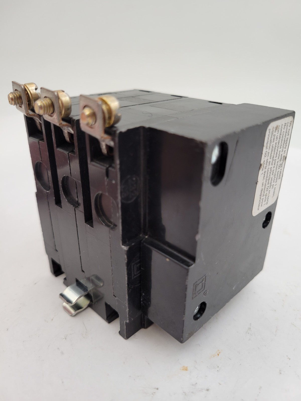 Square D QOB3301021 Bolt-On Circuit Breaker 30A 3P 10kA 240V Shunt Trip