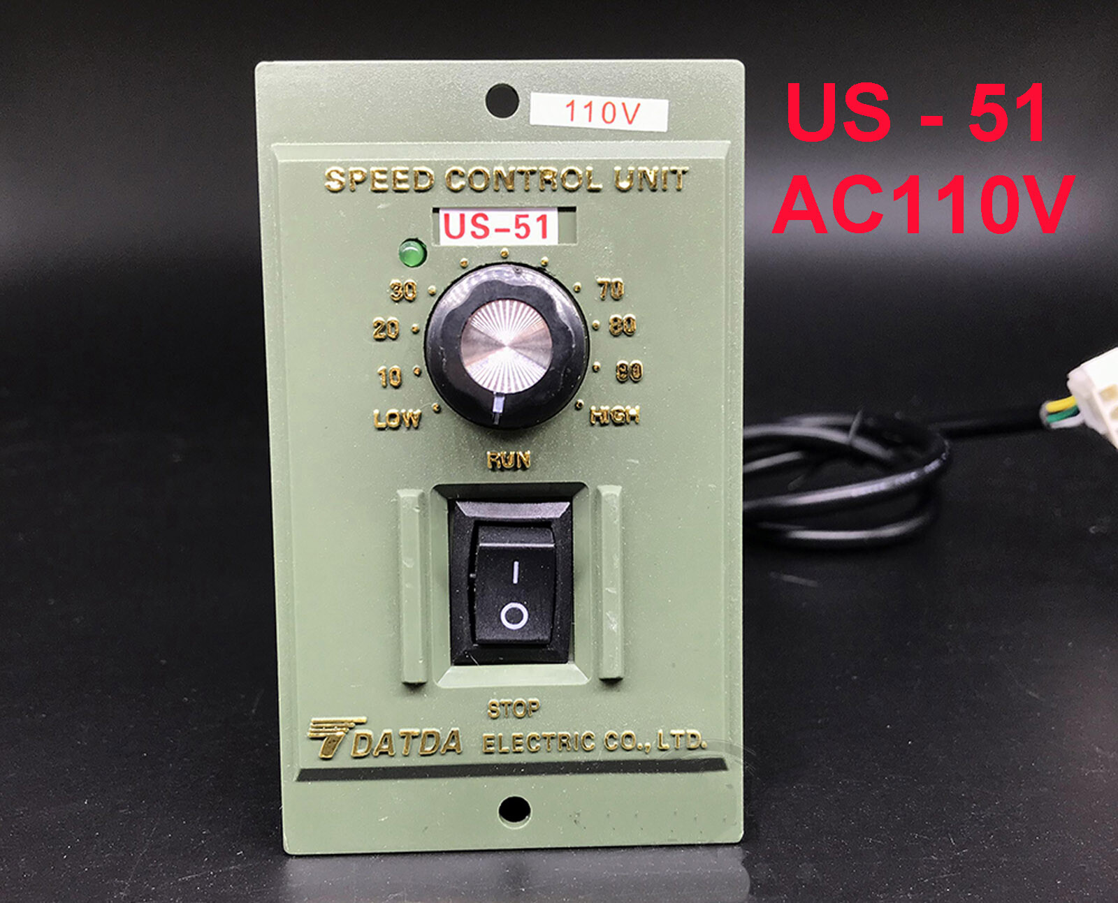 AC110V 6 Terminals Motor Speed Control Switch US-51 6W 15W 25W 40W 60W 90W 120W
