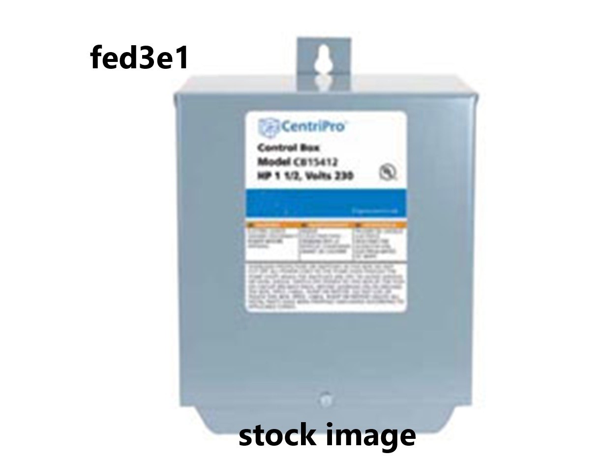 CentriPro CB15412MC, Pump Control Box, 1-1/2 HP, 230 Volts NIB