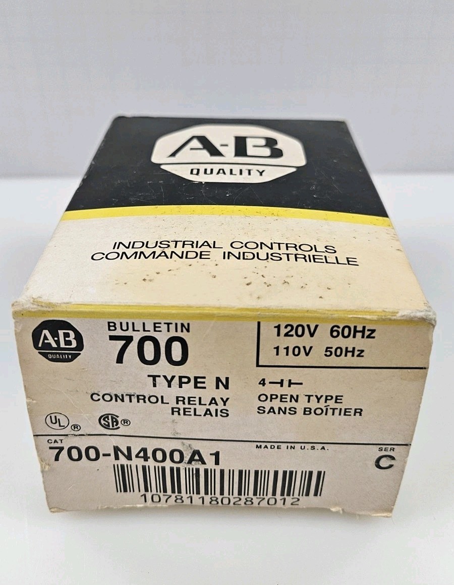 Allen-Bradley 700-N Industrial Control Relay《NIB》700-N400A1 Priced To Sell