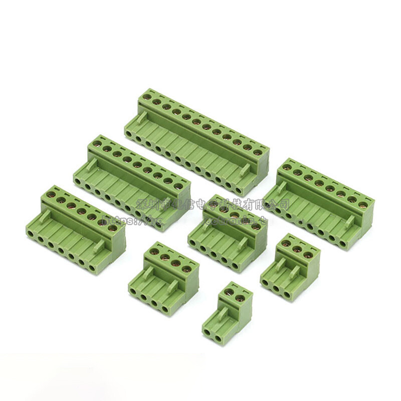 PCB Terminal Block Connector 5.08mm Plug-in Screw 2 3 4 5 6 7 8 9 10 11 12 Pin