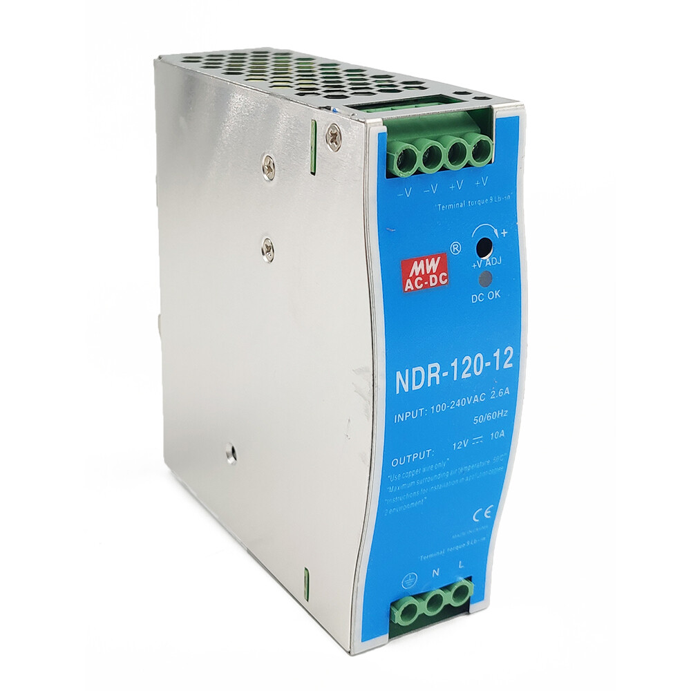 10A Industrial DIN Rail Power Supply,NDR-120-12 Output 12V Power Supply