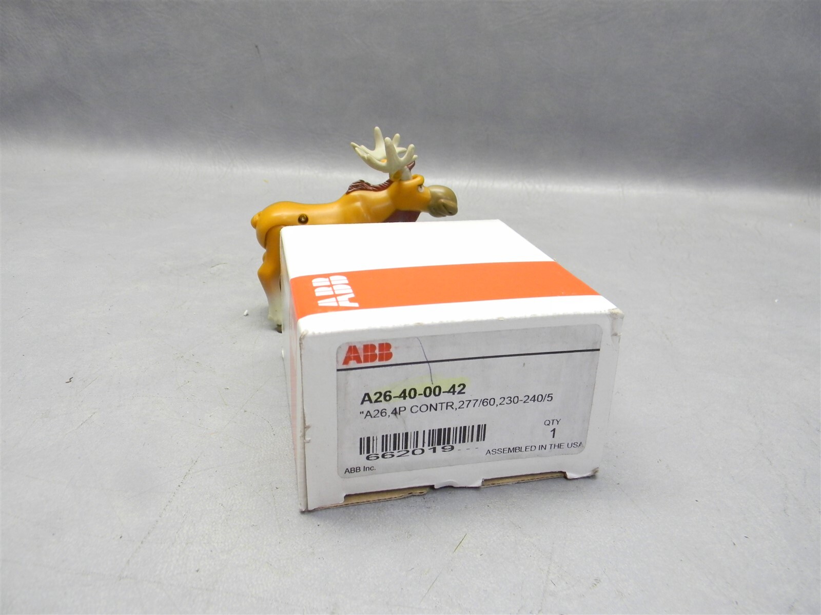 ABB A26-40-00-42 Contactor NEMA 4 Pole 28A Rail/Panel Mount