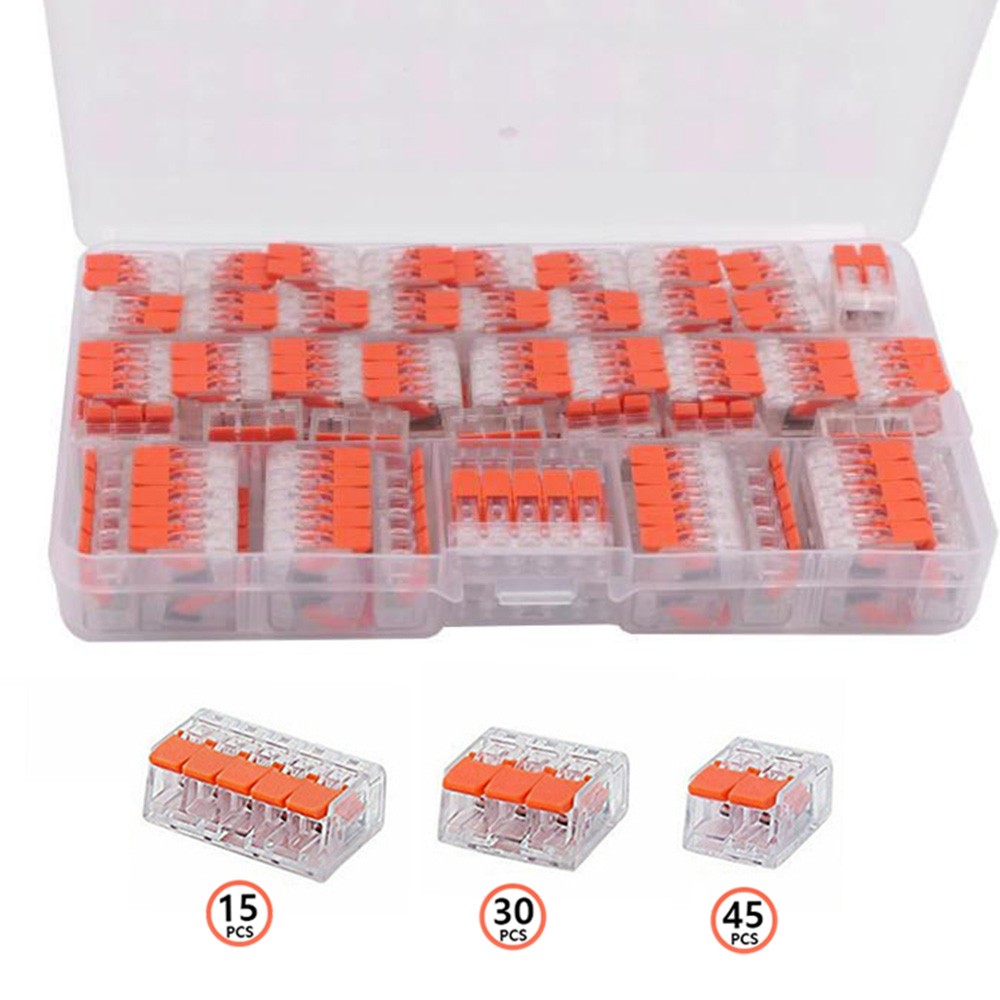 For Wago 221 Lever Nuts Quick Splicing Wire Connectors – 2/3/5 Terminal XX