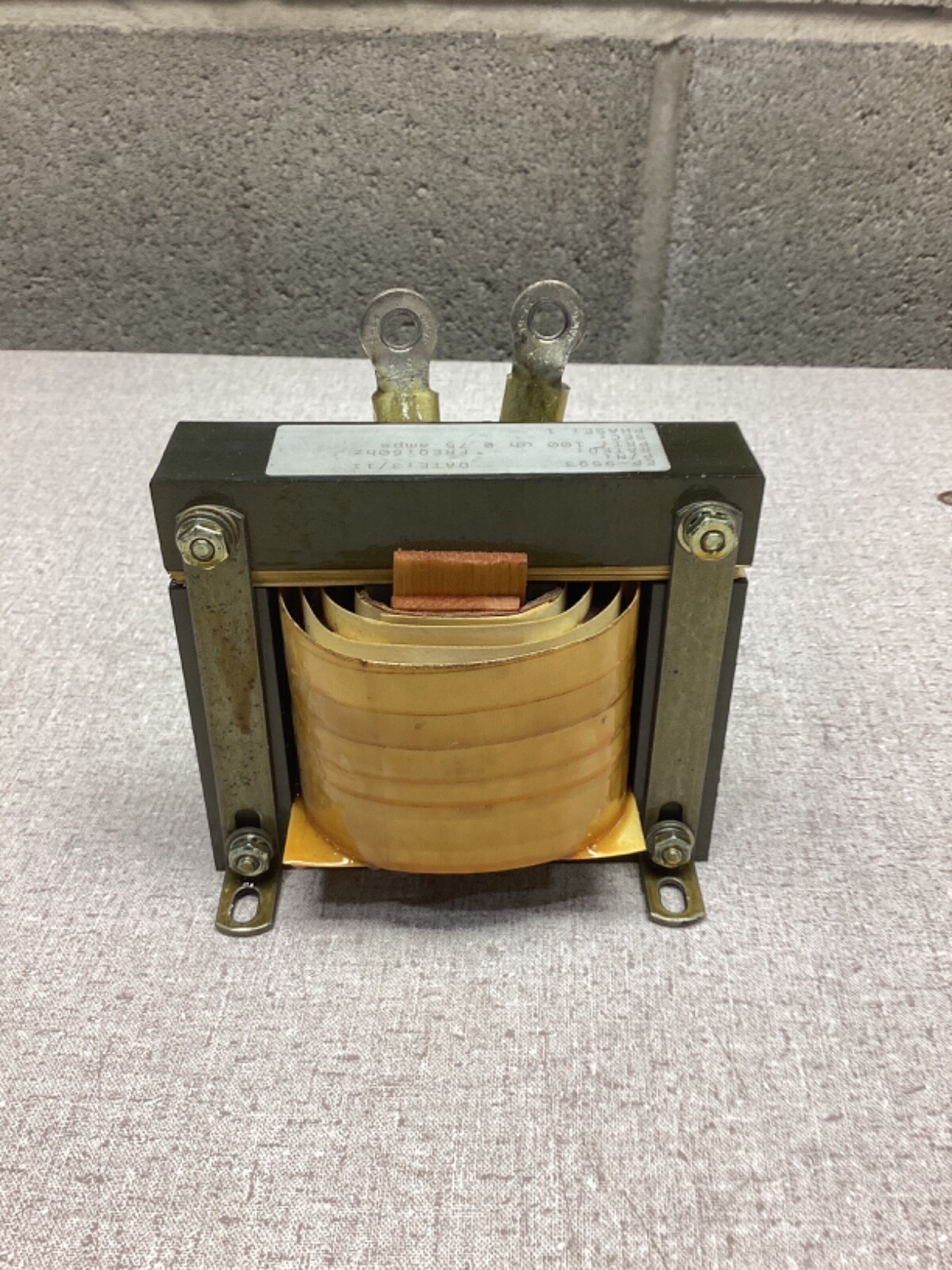 MTE EP-9593 Line Reactor60hz phase 1, 75amps #104H81FML