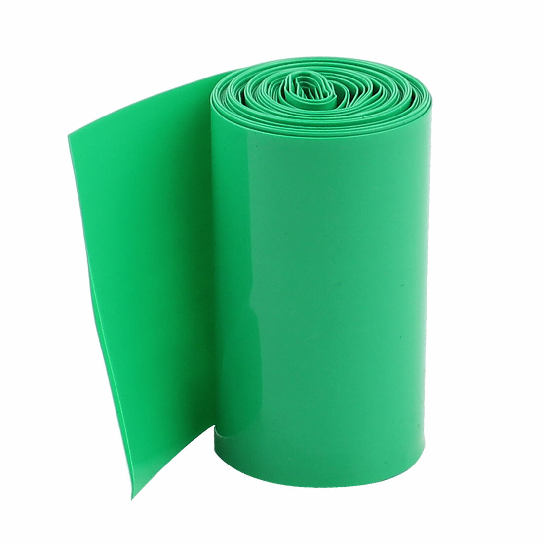 2M Length 50mm Dark Green PVC Heat Shrinkable Tubing Wrap for 2 x 18650 Battery