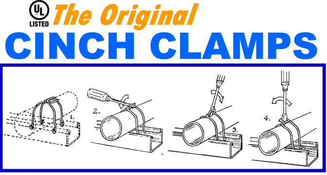 Cinch Clamp P200-1/2″ For Rigid, IMC, PVC Conduit. NEW. (Lot of 100) Ships Free