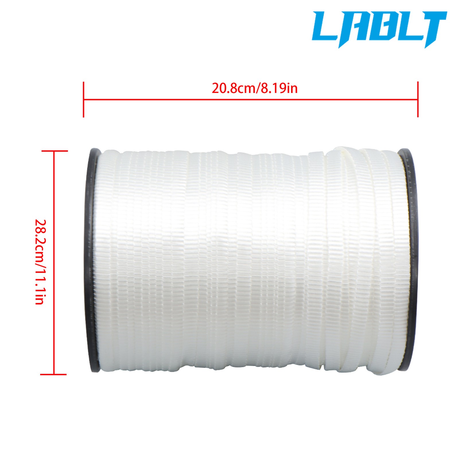 LABLT Polyester Flat Mule Tape 1/2″ × 1053FT 1250Lb Tensile Strength Webbing