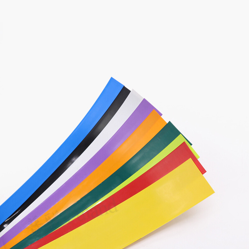 PVC Heat Shrink Tubing Wrap Sleeving Flattened Width 210mm-258mm Various Colours