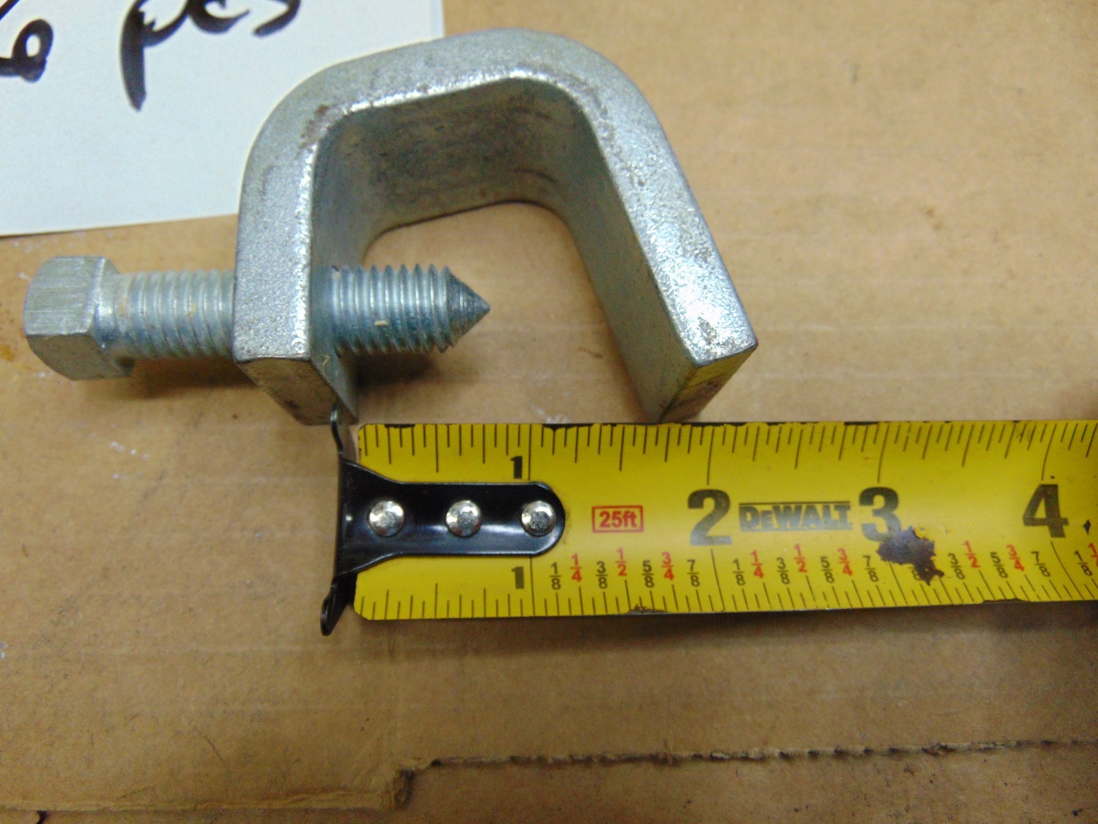 (26) B-LINE B212 3/8″ I-Beam Beam Clamp Lot of 26 Pcs New