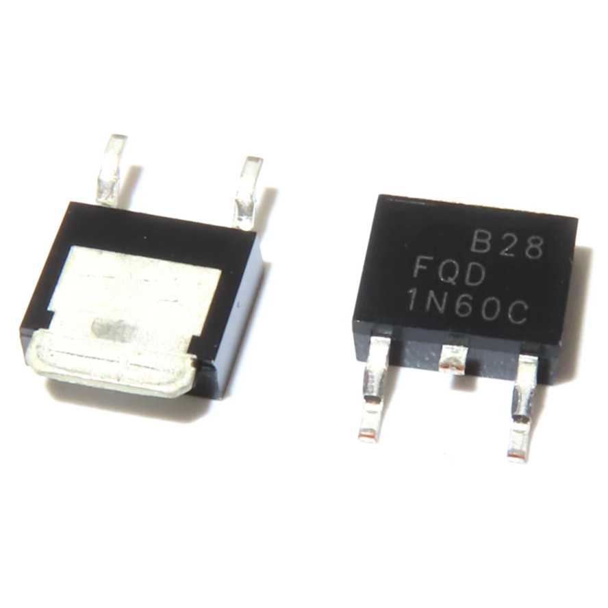 10pcs FQD1N60C 5N50 5N50C 50N06 8P10TM 19N10L FQD18N20 TO252