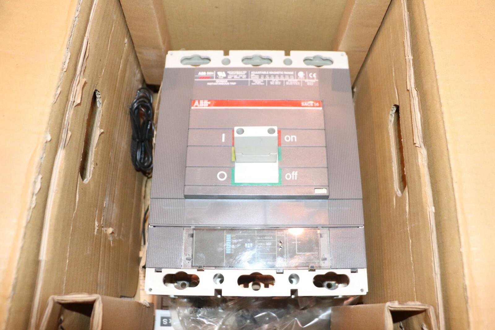 ABB S6H600MWS4 Instantaneous Trip Circuit Breaker 600A New