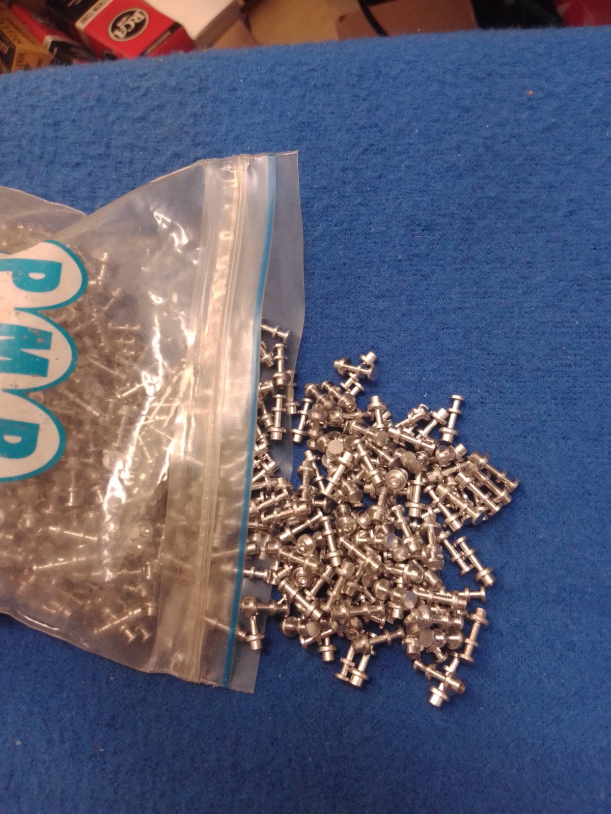 (100) PRECISION METAL PRODUCTS SWAGE MOUNT DOUBLE TURRET TERMINALS