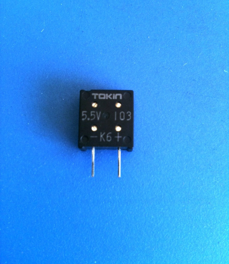 FM0H103Z TOKIN CAP ELECTRIC DOUBLE LAYER 5.5V 10000uF THROUGH HOLE MOUNT
