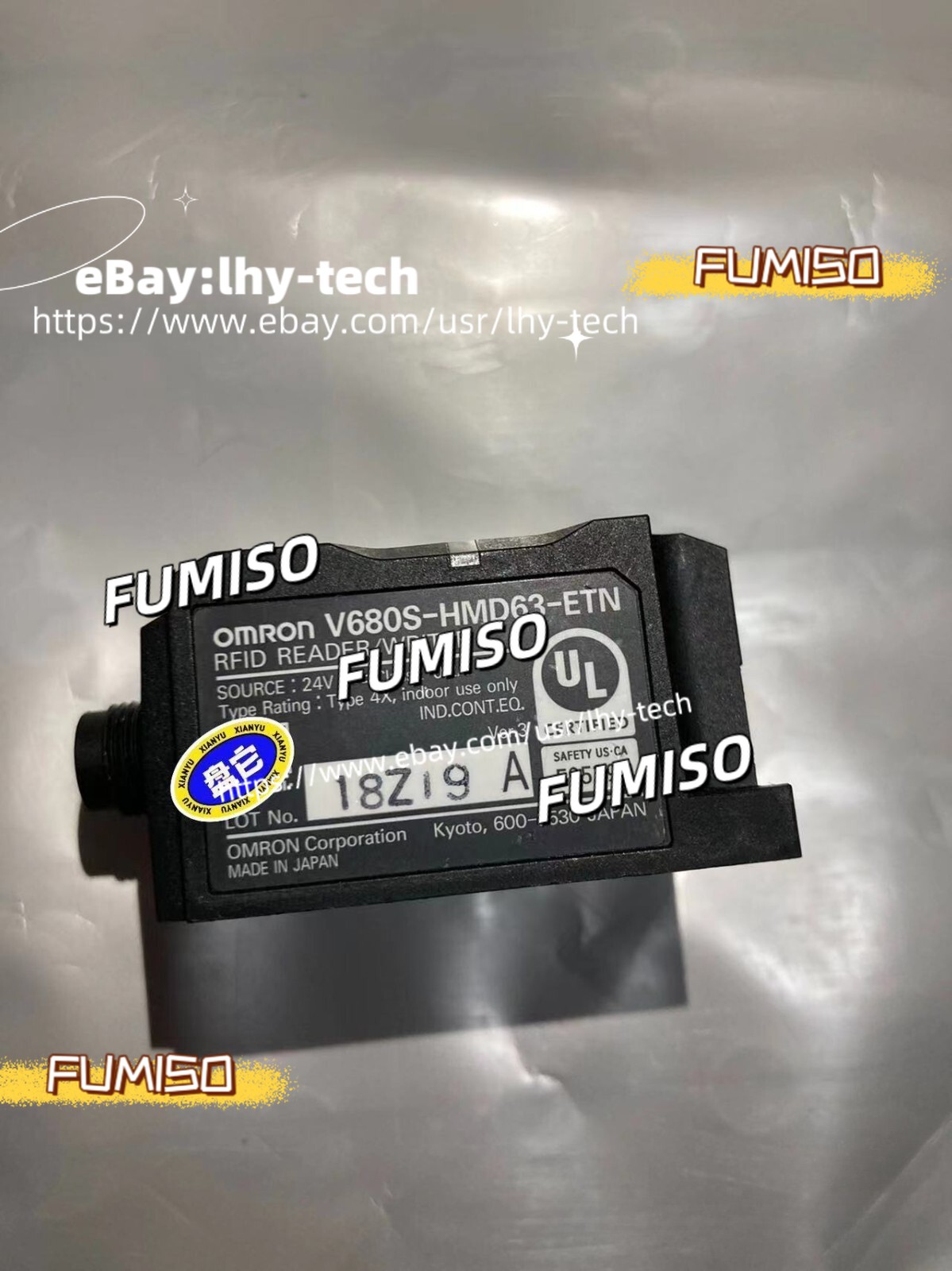1PC USED V680S-HMD63-ETN code reader (DHL or EMS)#L1801Y LZ&lhy