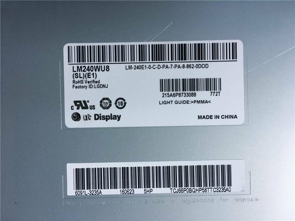 New LM240WU8-SLE1 24.0″ 1920×1200 Resolution LCD Screen Panel