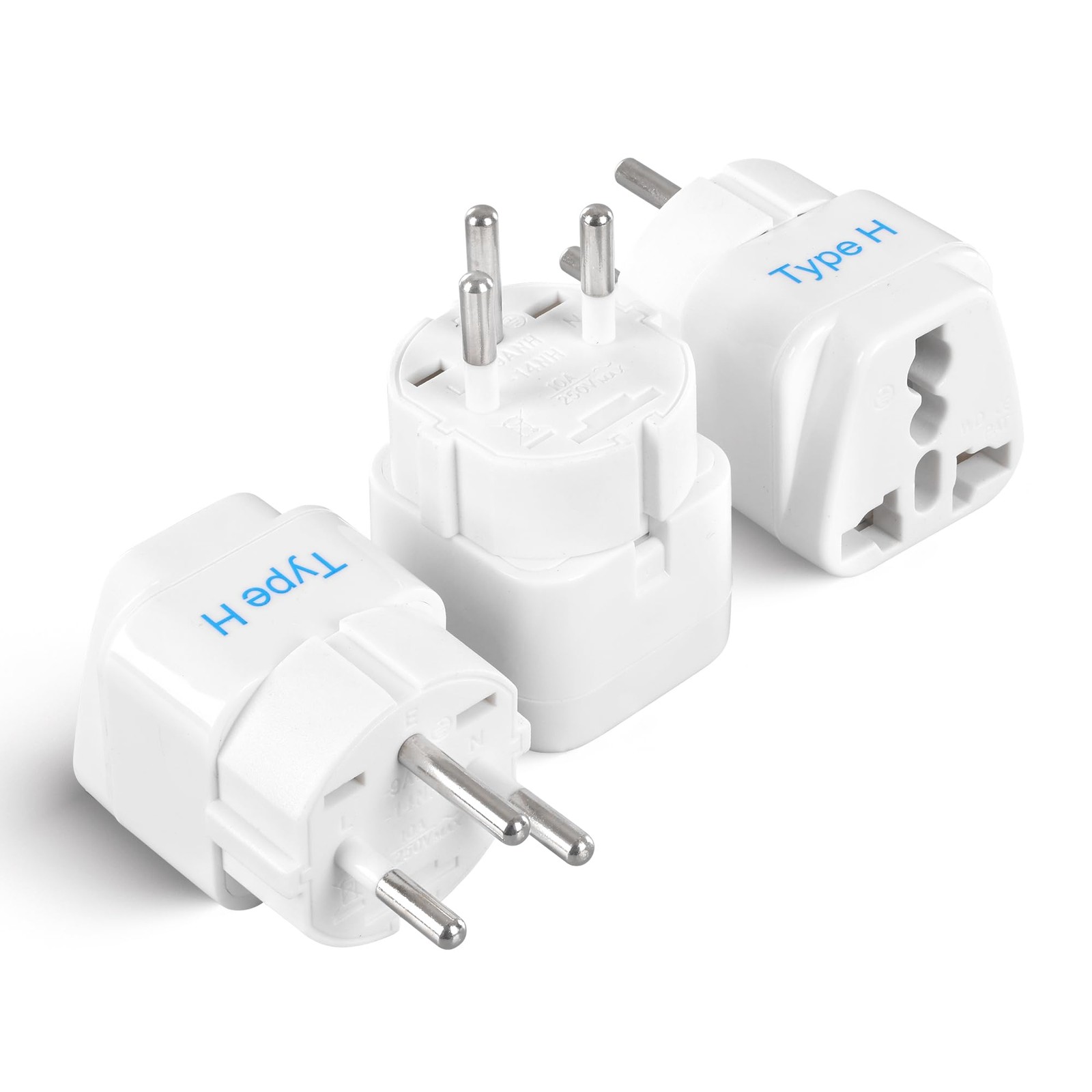 Ceptics Israel Power Adapter Travel Universal Plug,Works in Palestine,Jerusal…