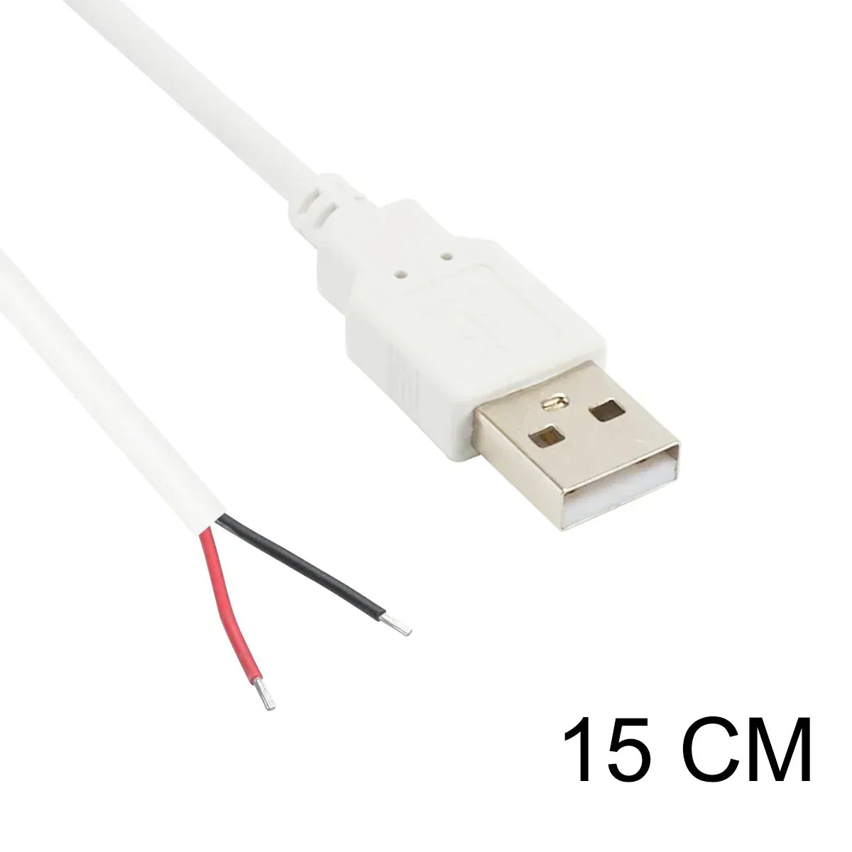 Pigtail USB Cable Male Female Stripped Power Cable 12V Replacement Connector for