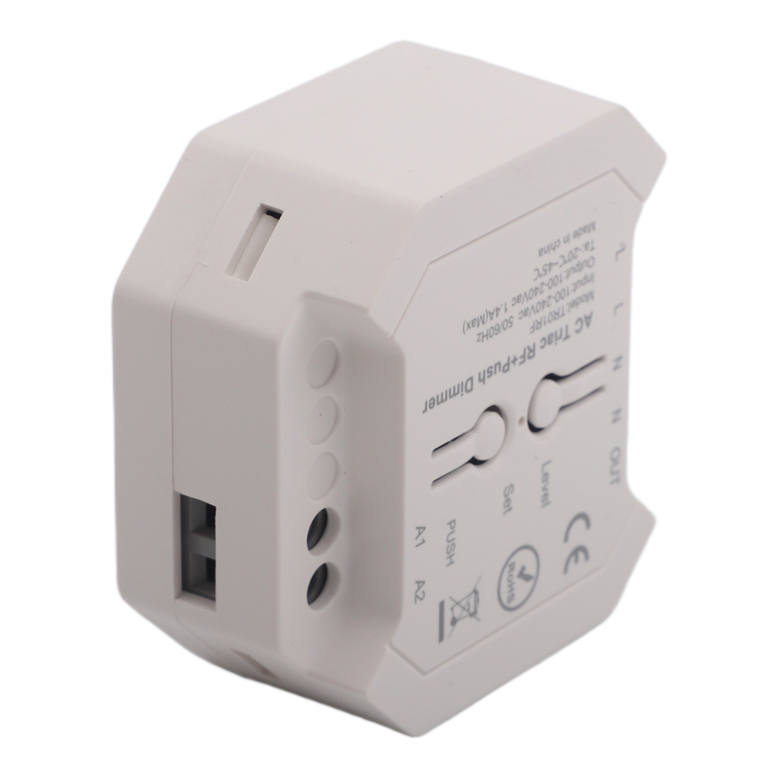 LED Driver AC Triac Dimmer V0 Fire-resistant Housing Automatic Recovery