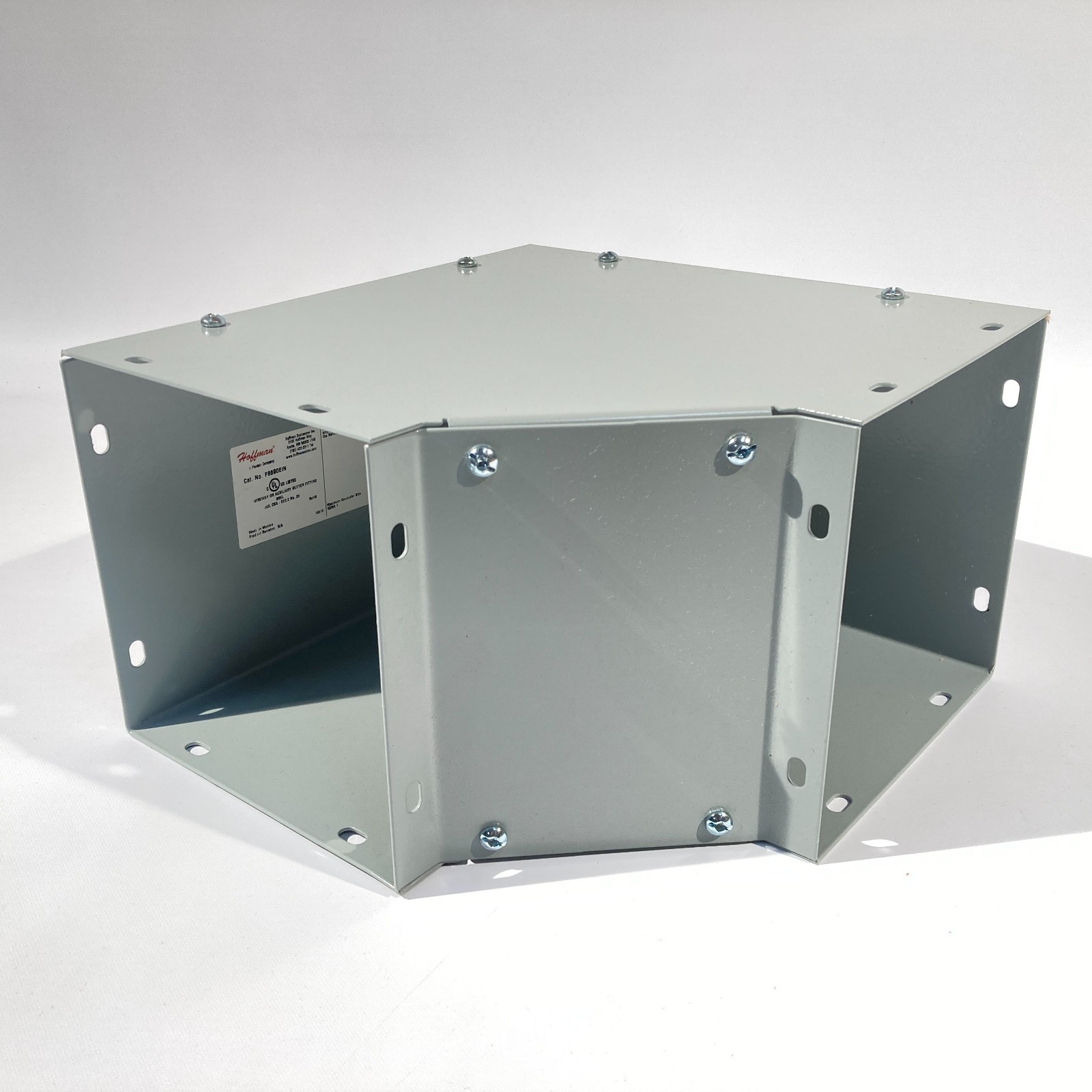 Hoffman F6690EIN Lay In Elbow 90 Deg Inside Opening 6″x6″ Wireway 13137 SEE NOTE