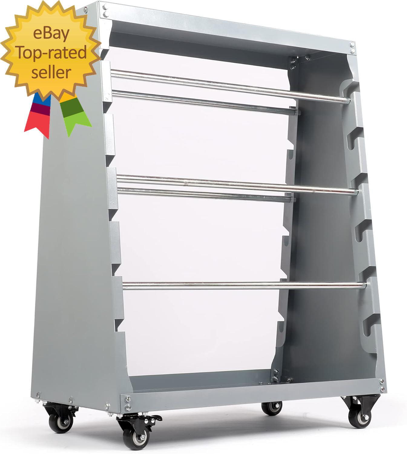 Wire Spool Rack Wire Cable Dispenser with 6 Rods Multiple Axle Cable Caddy