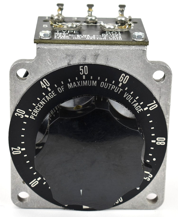 Staco Energy Products 501 Variable Transformer 120V to Adjustable Output
