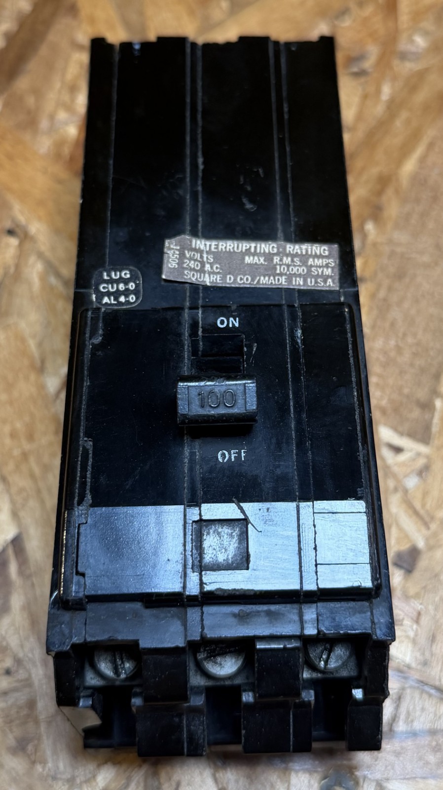 Square D Q1B3100 Q1B Circuit Breaker
