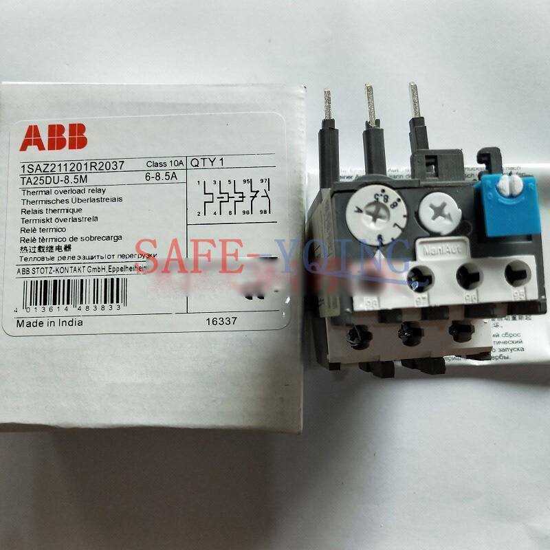 1PCS New ABB TA25DU-8.5M 6.0-8.5A thermal relay
