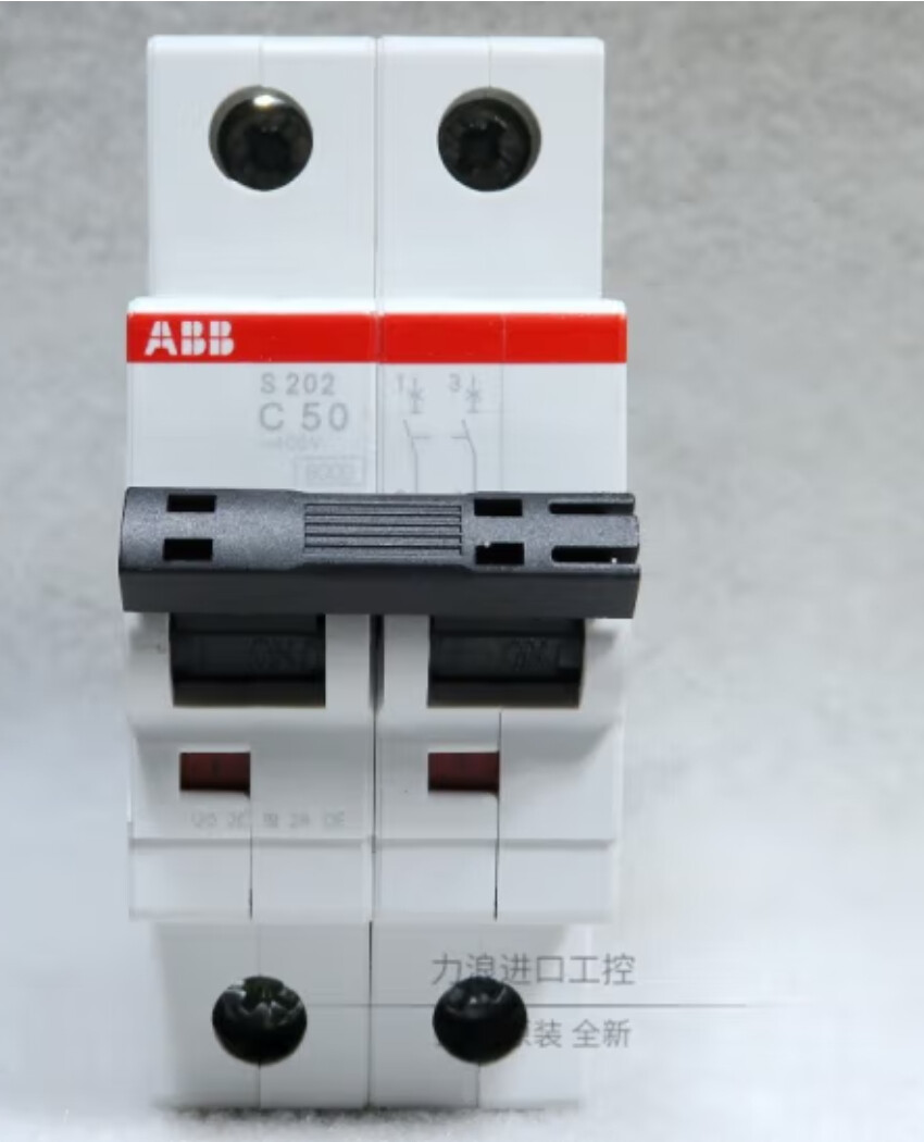 1pc new ABB Miniature Circuit Breaker Type C 2P S202-C50 50A