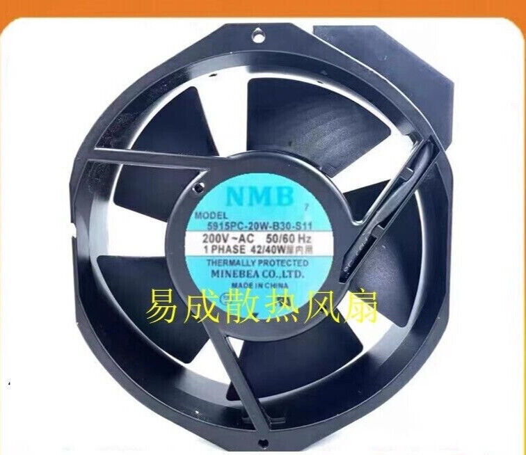 5915PC-20W-B30-S11 AC200V 42/40W 17238 Metal Cooling Fan