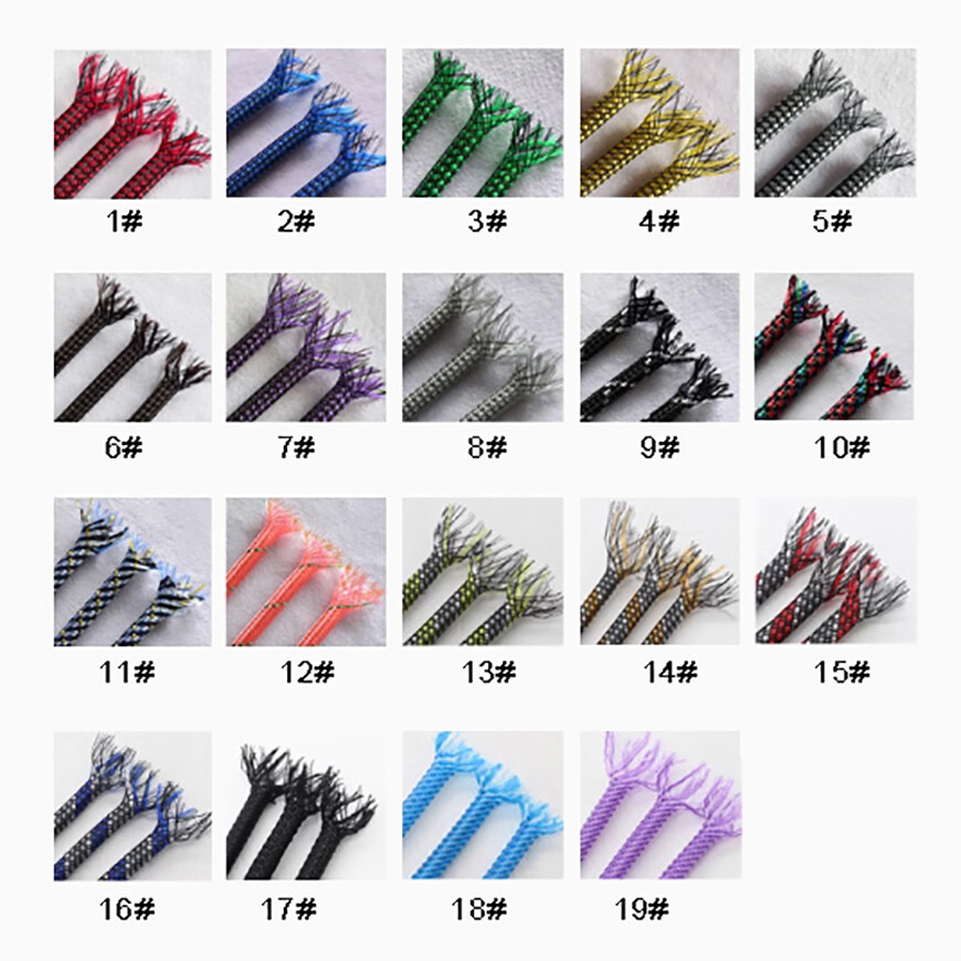 8mm (Cotton Yarn + PET) Expanding Braided Sleeving Wire Cable Harness Protection