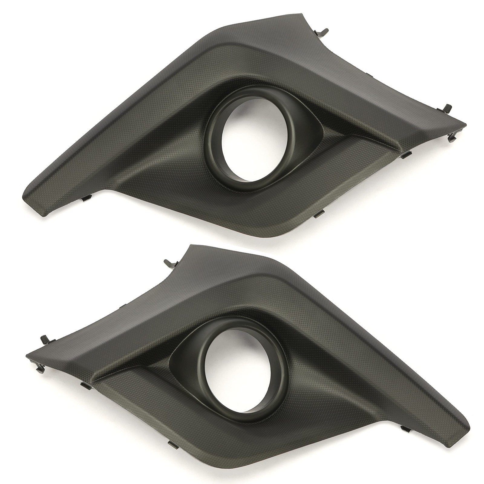 Hecasa Right And Left Fog Light Bezels Compatible 2018-2020 Subaru Crosstrek