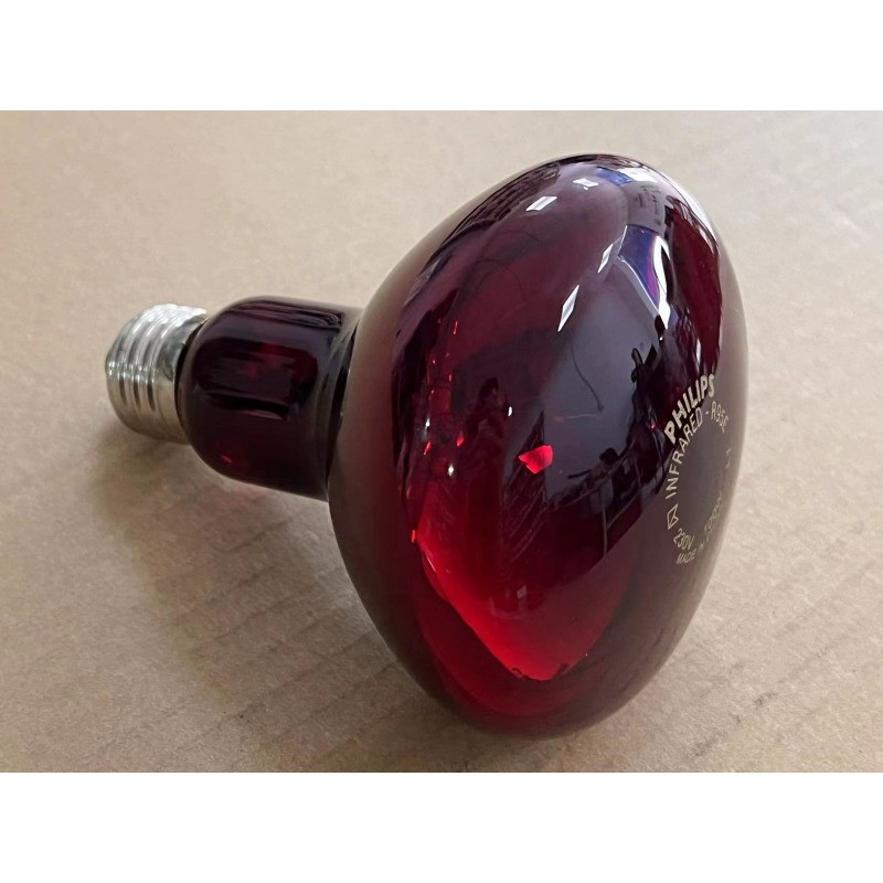 Philips Infrared Lamp R95E 230V100W E27 Beauty Bulb Insulation Heat Light Bulb