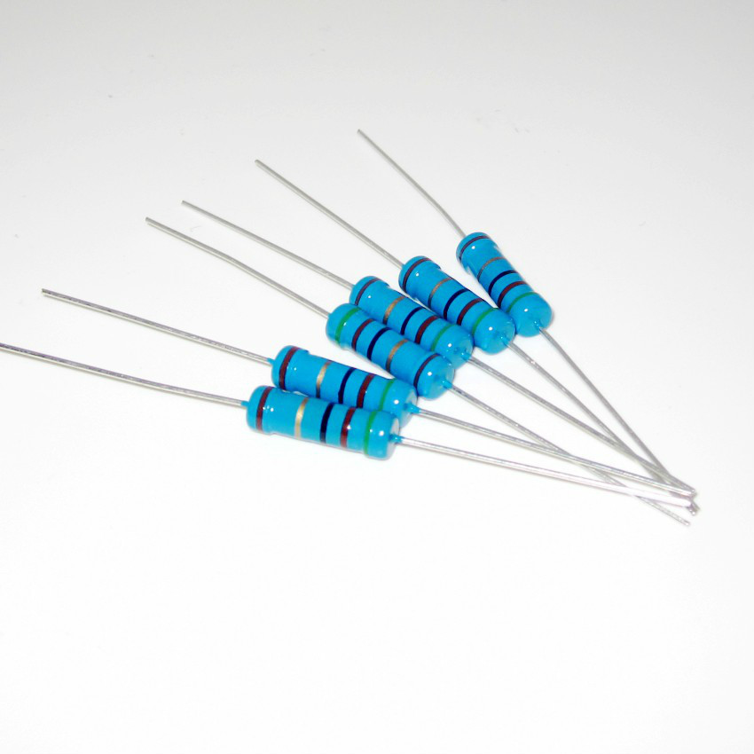 100Pcs 1W 1 Watt Metal Film Resistor ±1% 1K -910K Ω Ohm Free Shipping 10K 100K