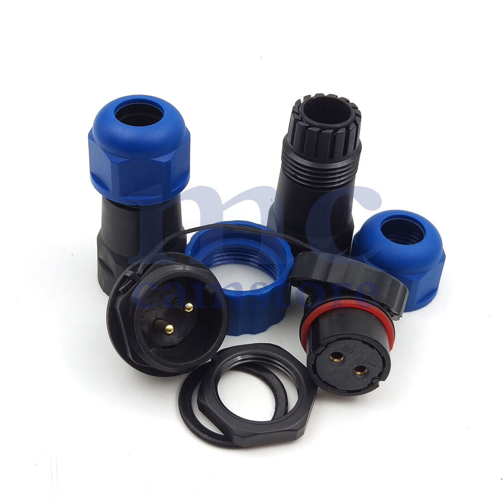 SD20 IP67 Waterproof 1-14 pin Plug and Socket Inline Docking Connector Aviation