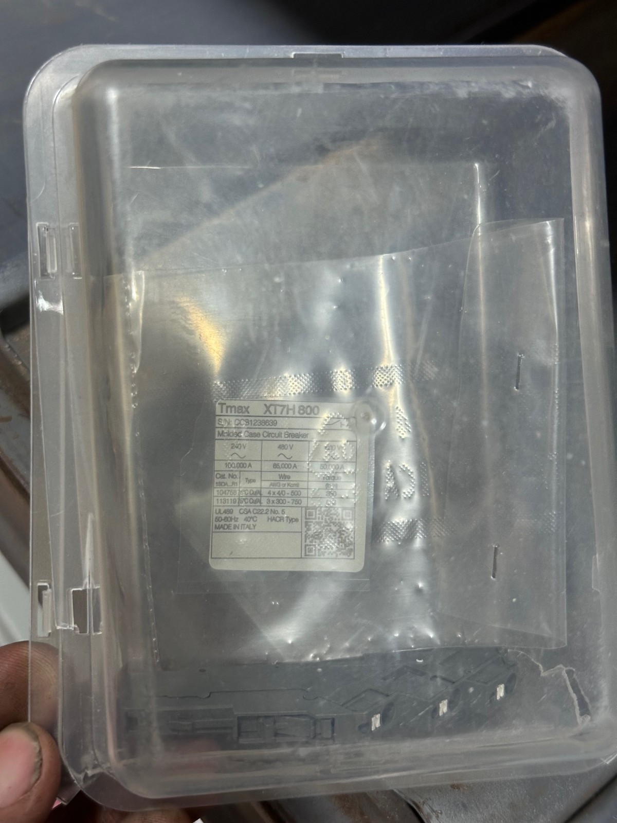 SACE TMAX XT7 H 800 3 POLE *COSMETIC DAMAGE SEE PHOTOS*