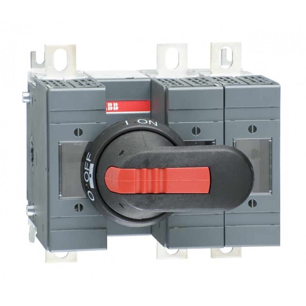 ABB OS160GD12P 160A Fused Load Break Switch 3P Size 00 Rotary Handle
