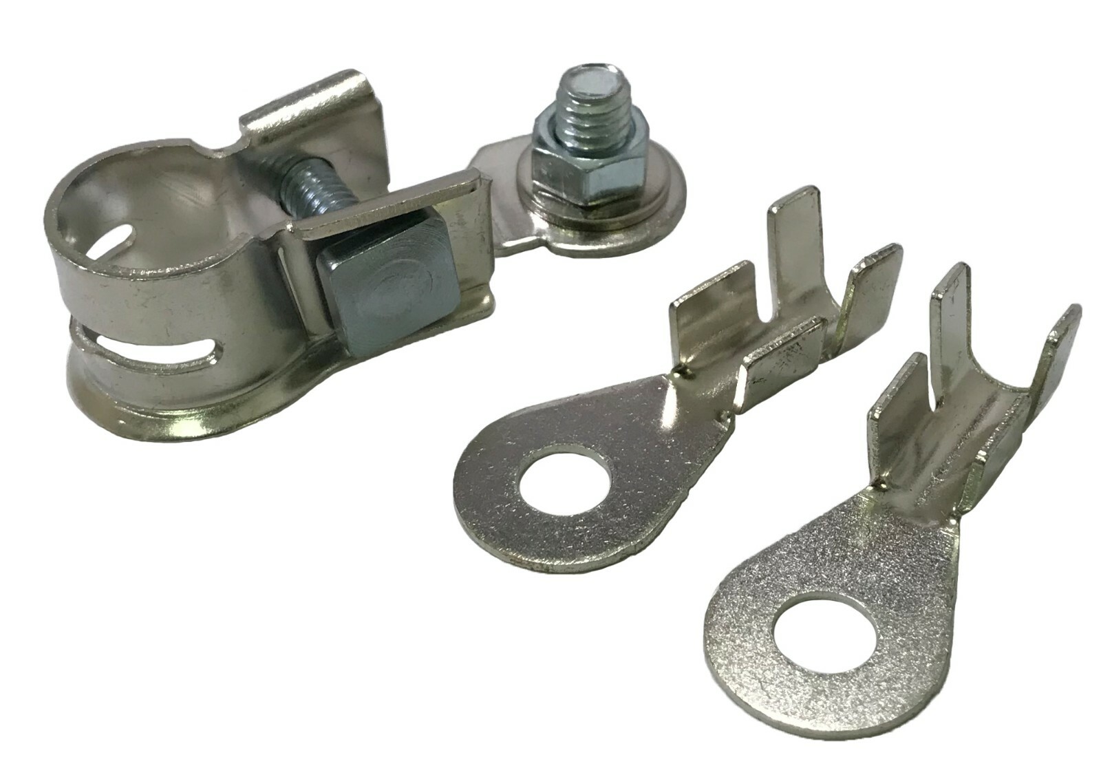 (10) Deka Top Post Battery Terminals Lead-Free Tinned Brass 5/16″ Stud Cable Lug