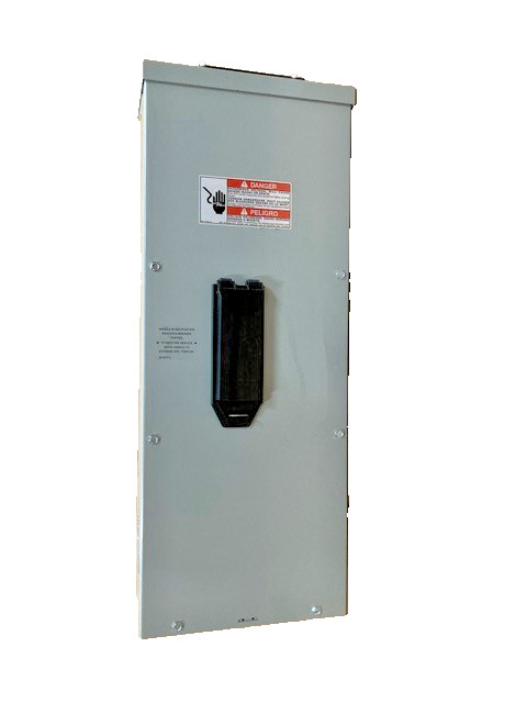 Eaton Outdoor Main Breaker ECCVH150R 150 Amp Enclosure 2 Pole NEMA 3R, Grey