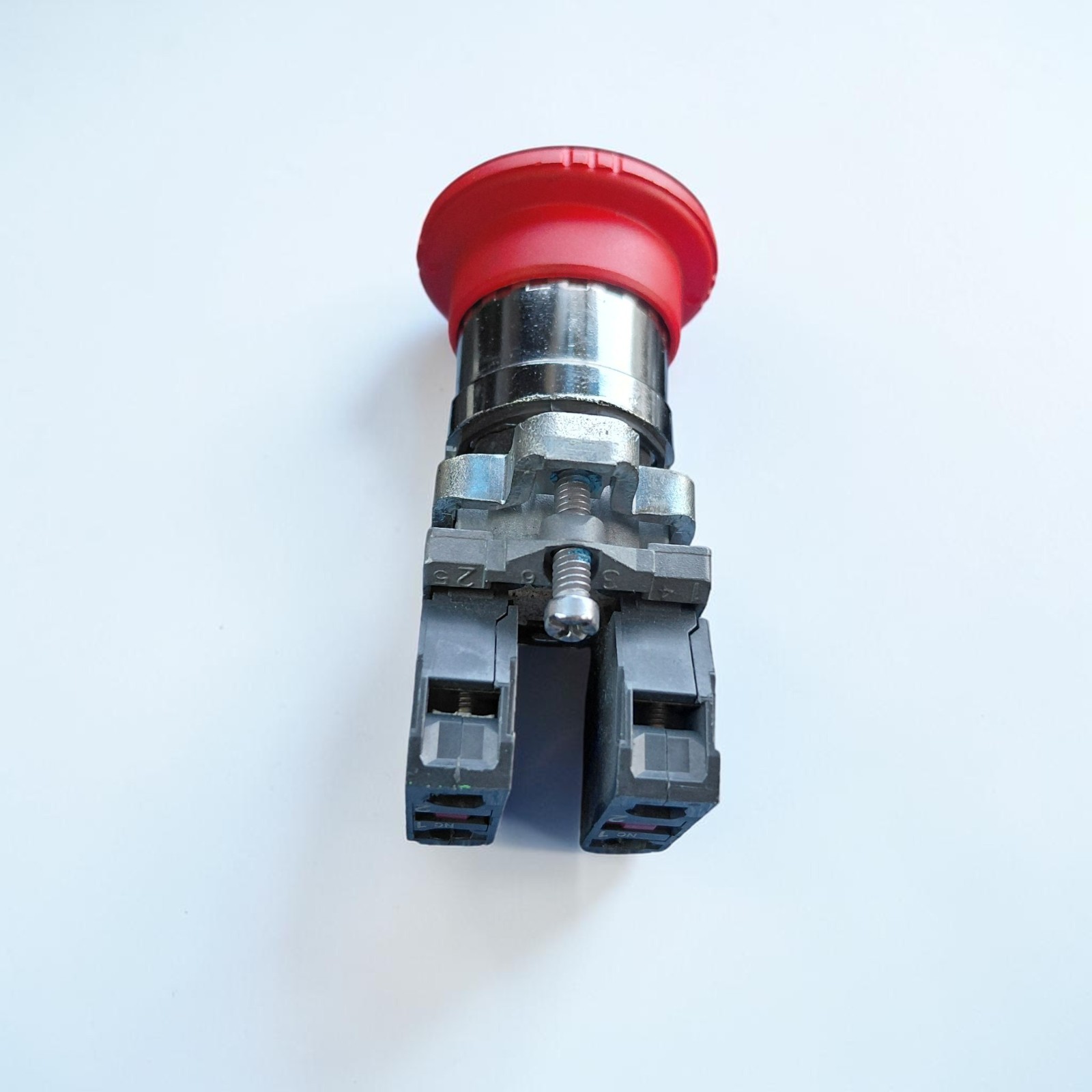 Schneider Electric Emergency Stop Push Button, 40mm Mushroom Head, Size: 22mm