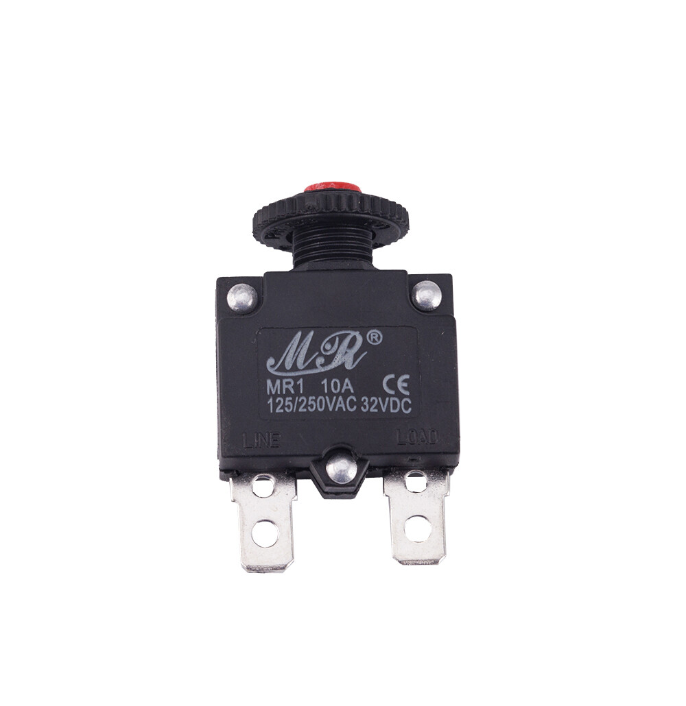 10pcs Overload Protection Switch MR1 Insurance Overcurrent Protector MR1 10A